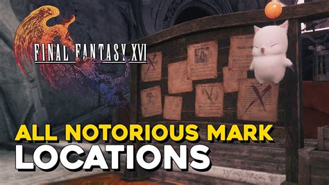 final fantasy 16 hunt|final fantasy 16 mark locations.